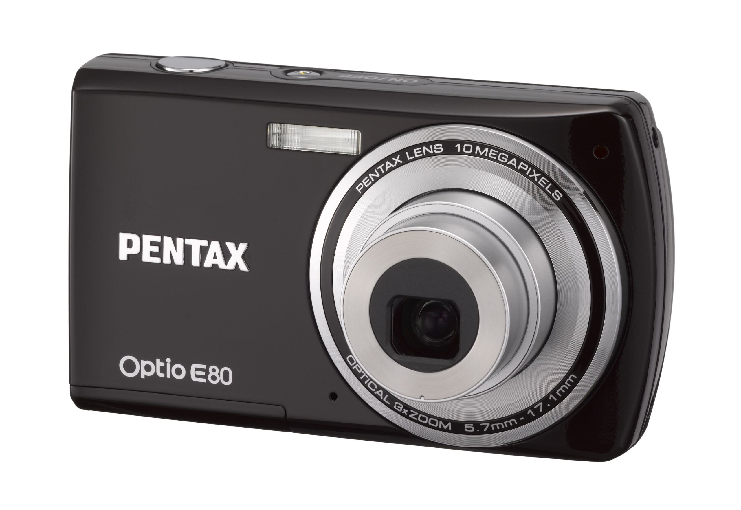 Pentax Optio E80 10MP Digital Camera with 3x Wide Angle Optical Pentax Optio E80 10MP Digital Camera with 3x Wide Angle Optical